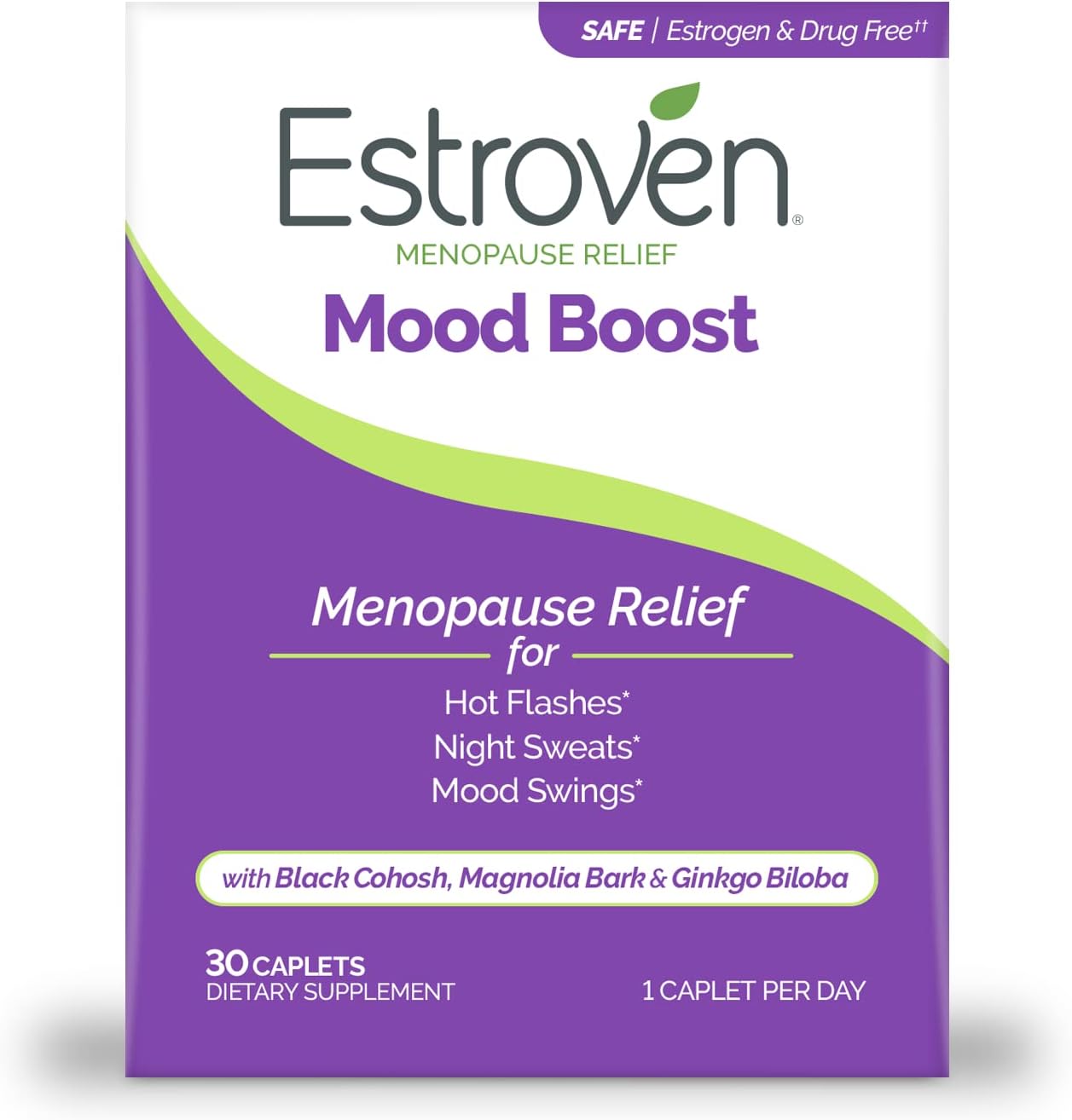 Estroven Weight Management for Menopause Relief - 30 Ct. & Mood Boost for Menopause Relief - 30 Ct. - Clinically Proven Ingredients - Image 5