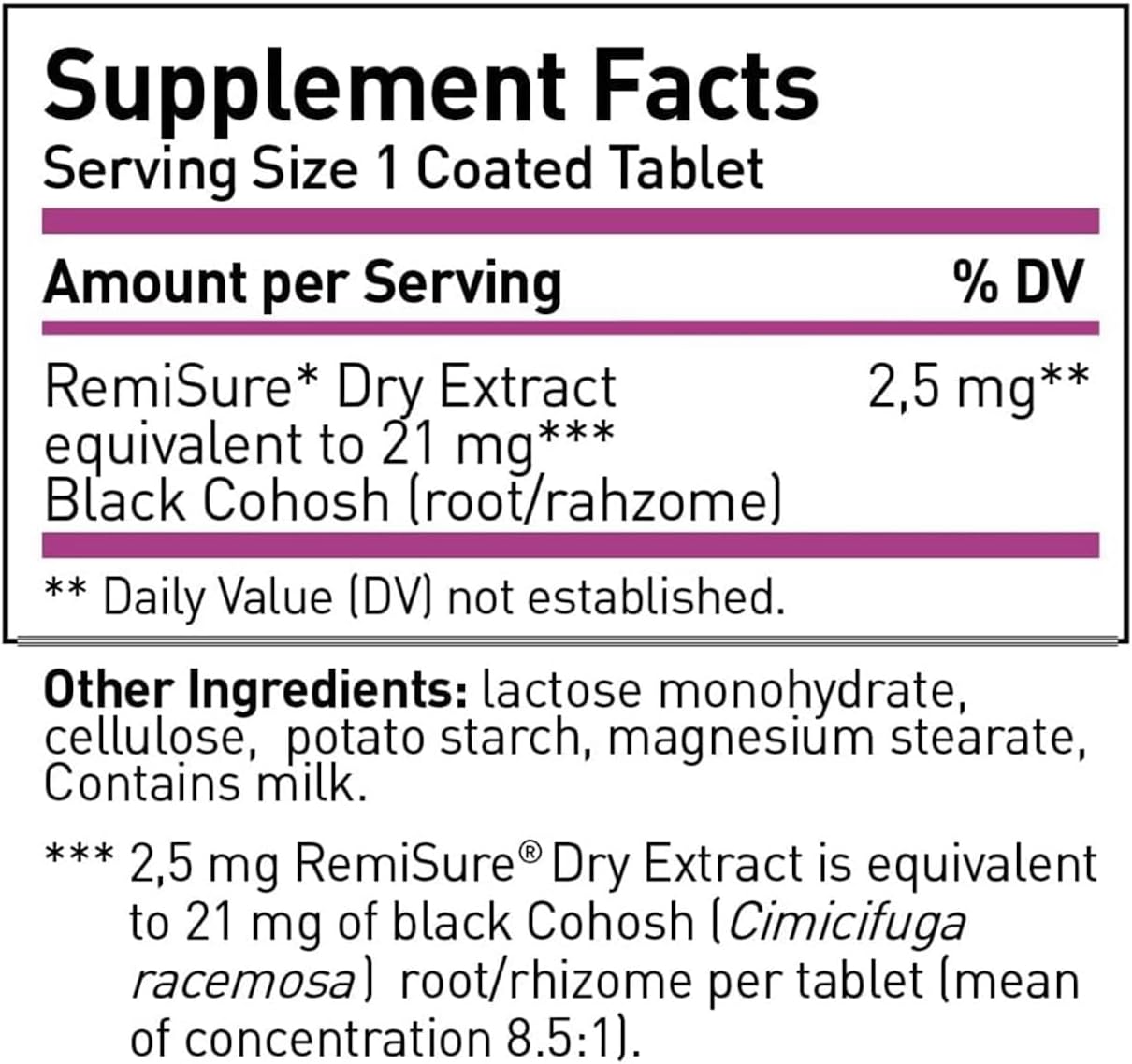 Remifemin Menopause Symptoms Relief - Clinically Proven Ingredients - Menopause Supplements - Black Cohosh - Estrogen-Free - Made in Germany - 60 Tablets - Image 8