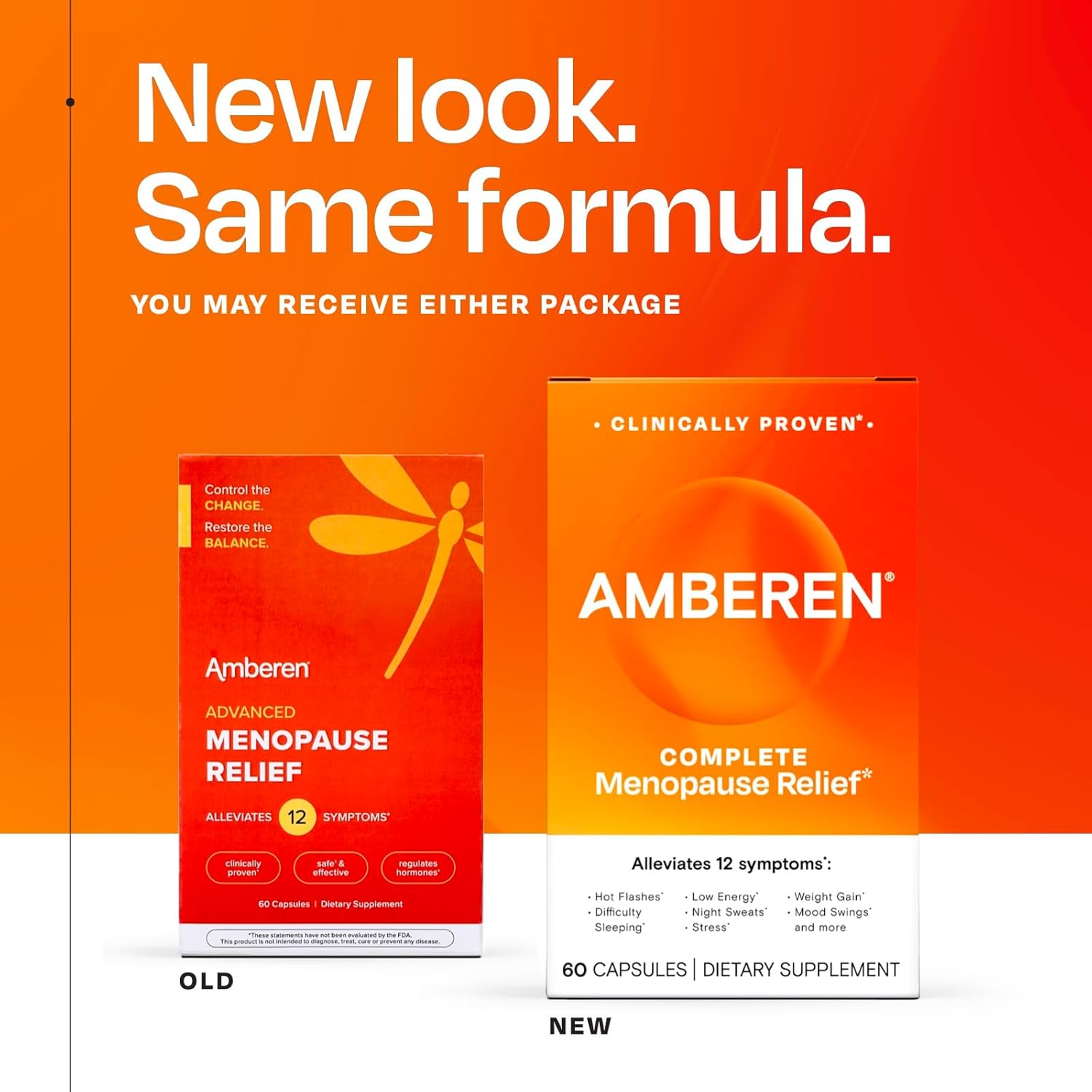 Amberen Menopause Supplement for Women, 120 Capsules, Clinically Proven, Helps Support Hormone Balance, Helps Relieve 12 Menopause Symptoms: Hot Flashes, Night Sweats, Mood Swings and More (Pack of 2) - Image 10