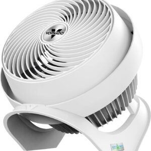 Vornado 733DC Whole Room Energy Smart Air Circulator Fan, Made in USA, Variable Speed Control, White, Large