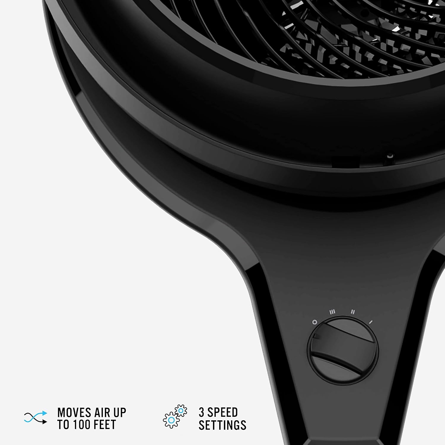 Vornado 602 Whole Room Air Circulator Pedestal Fan with 3 Speeds, Adjustable Height, Personal, Black and Vornado 460 Whole Room Air Circulator, Small Fan with 3 Speeds, Adjustable Tilt, Easy to Clean, Moves Air 70 Feet, Quiet Fan for Home, Office, Bedroom, Black - Image 3