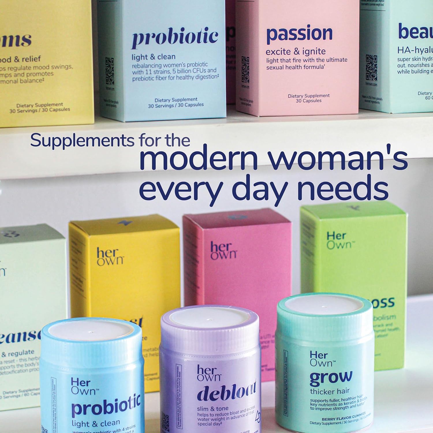her own Boost, Helps Boost Energy, Supports Metabolism, Proprietary Thermogenic Blend, Green Tea Leaf Extract, Gluten and Soy Free, Vegan, 60 Capsules, 30 Servings, Small, Multi - Image 6
