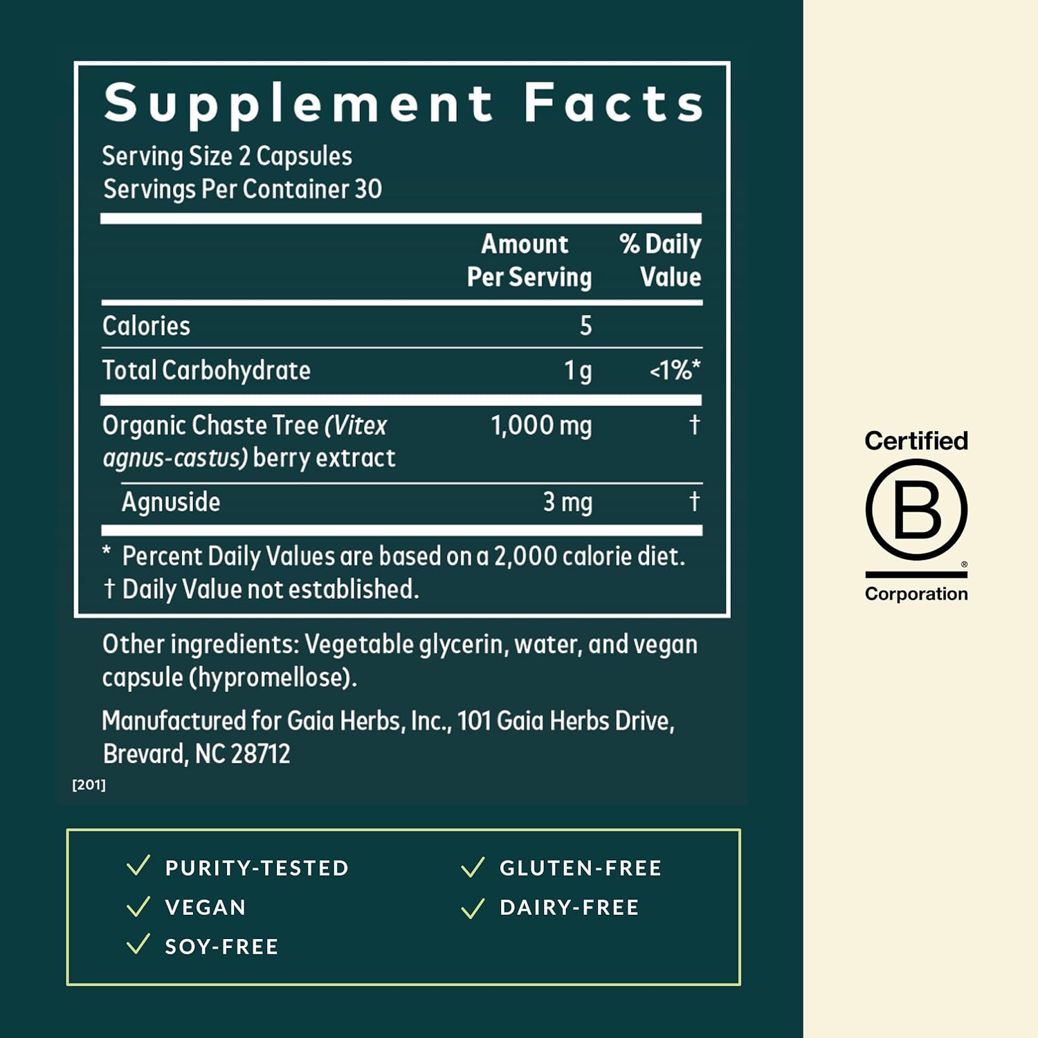 Gaia Herbs Vitex Berry, Support Hormone Balance for Women & a Healthy Menstrual Cycle*, 60 Phyto-Caps - Ashwagandha Root, Stress Relief & Sleep Support Supplement*, 60 Phyto-Caps - Bundle - Image 2