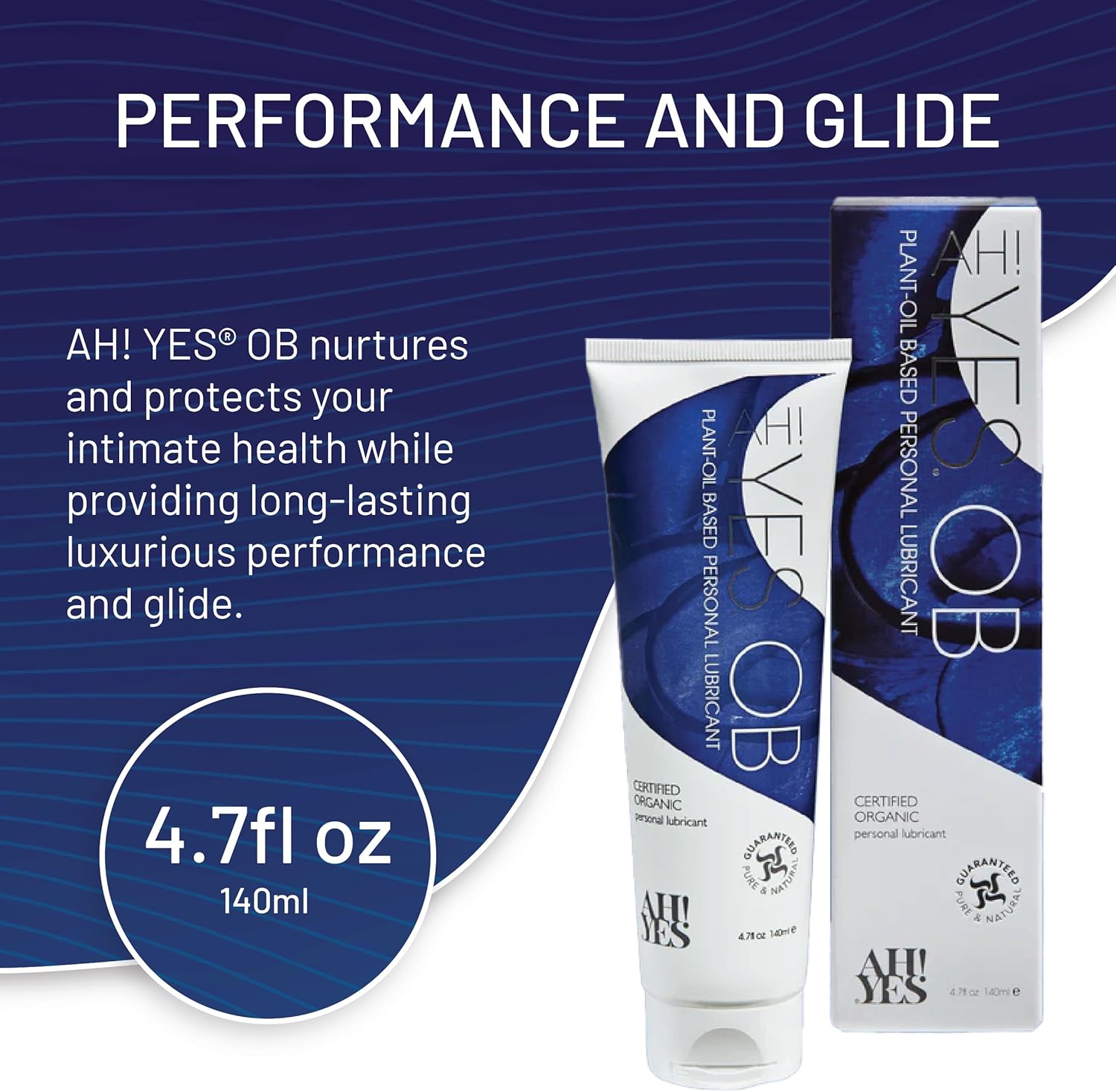 AH! YES® Double Glide Lubricant Bundle | Water-Based & Plant Oil-Based Lubricants | Certified Organic, Long-Lasting & Hydrating | Natural Lubricants (WB, 3.4fl oz + OB, 4.7fl oz) - Image 5