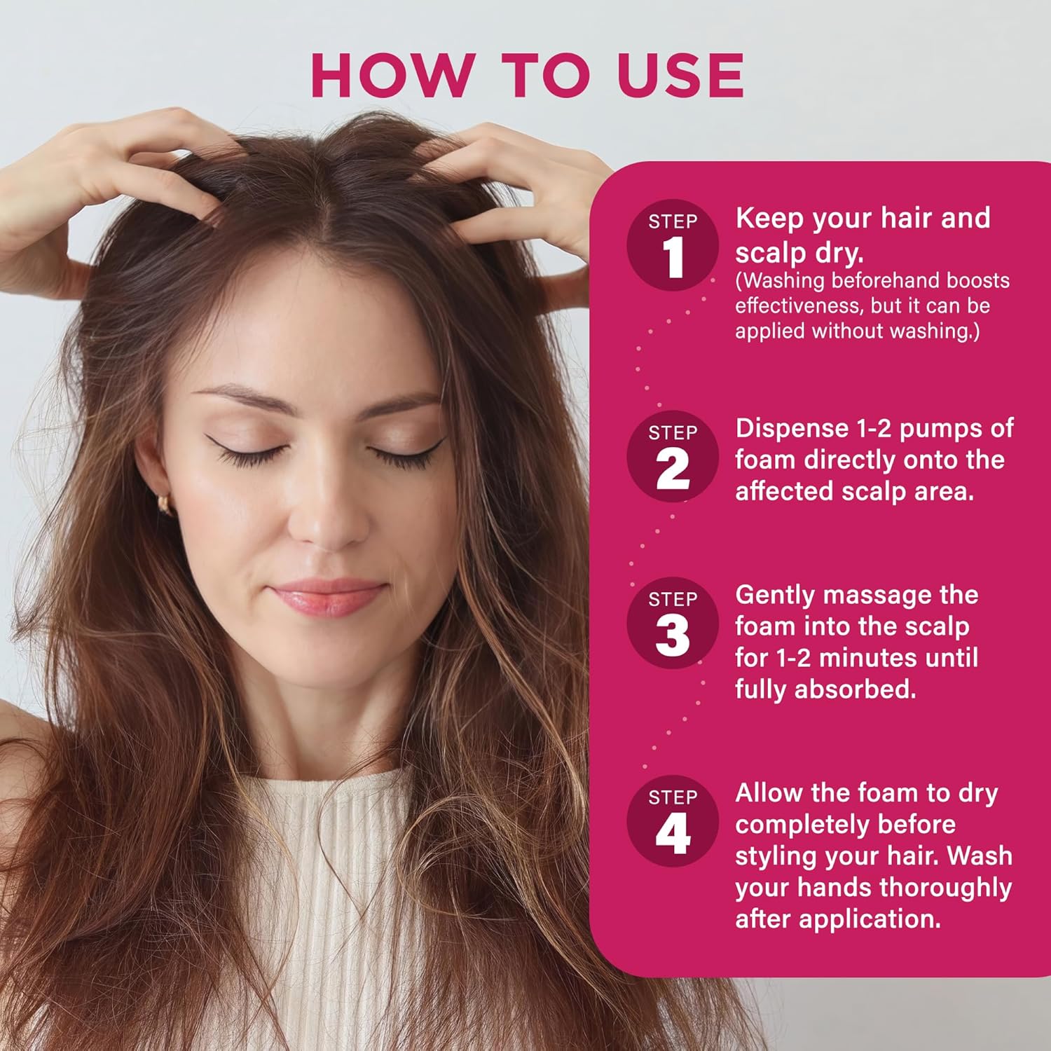 5% Minoxidil Foam for Women Hair Growth: Extra Strength Hair Regrowth Treatment – Revitalize Hair Follicles & Regrow Thicker, Fuller Hair – Hair Loss Solution-2 pack - Image 6