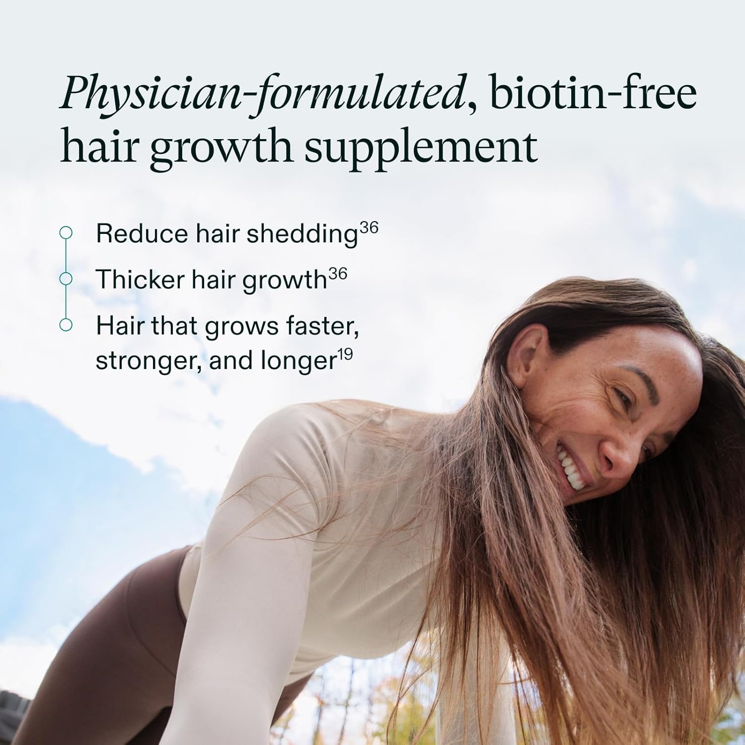 Nutrafol Women's Hair Growth Supplements, for Women 18-44 Years Old, Clinically Tested for Visibly Thicker, Stronger Hair, 100% Vegan Ingredients, Dermatologist Recommended - 1 Month Supply, 1 Pouch - Image 3