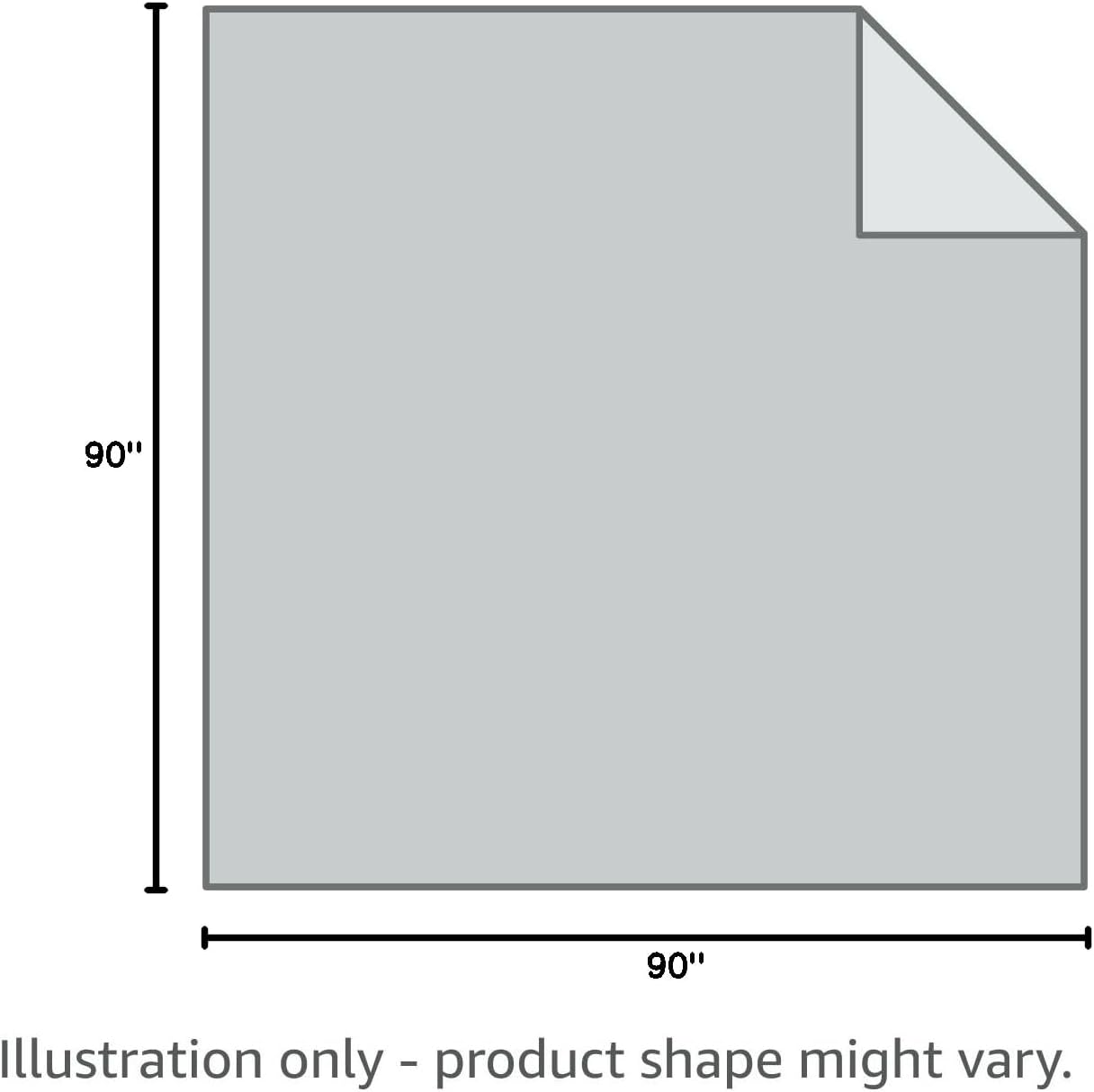 ACCURATEX Cooling Comforter Queen/Full Size, Q-max>0.45 Arc-Chill Cooling Blanket for Hot Sleepers, Lightweight Cool Blankets for Night Sweats, Silky Breathable Summer Cool Comforter,Grey(90"x90") - Image 10