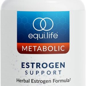 Equilife Estrogen Support, Herbal Blend Womens Supplement with Black Cohosh, Red Clover, and Gotu Kola for Overall Wellness, Plant Based Formula for Daily Support, Gluten Free, Non GMO, 90 Capsules