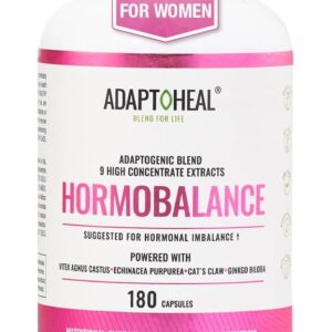 ADAPTOHEAL - Hormone Balance for Women – Menopause & PMS Support Supplement – Adaptogens for Female Balance & Wellness – 180 Vegan Capsules