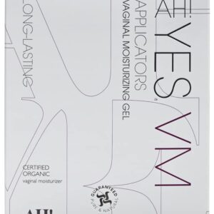 AH! YES® VM Water Based Vaginal Moisturizer | Long Lasting & Fast Acting for Vaginal Dryness & Irritation | pH Matched | Estrogen Free | Certified Organic & Natural (30 x 0.17 fl oz Applicators)