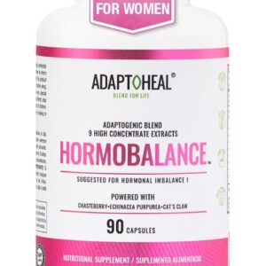 ADAPTOHEAL - Hormone Balance for Women – Menopause & PMS Support Supplement – Adaptogens for Female Balance & Wellness – 90 Vegan Capsules