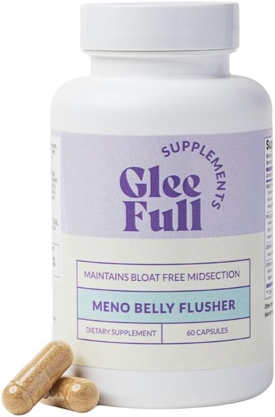 GleeFull Meno Belly Flusher - Menopause Supplements for Women - Hormone Balance for Weight Loss - Supports Digestion to Maintain Healthy Metabolism