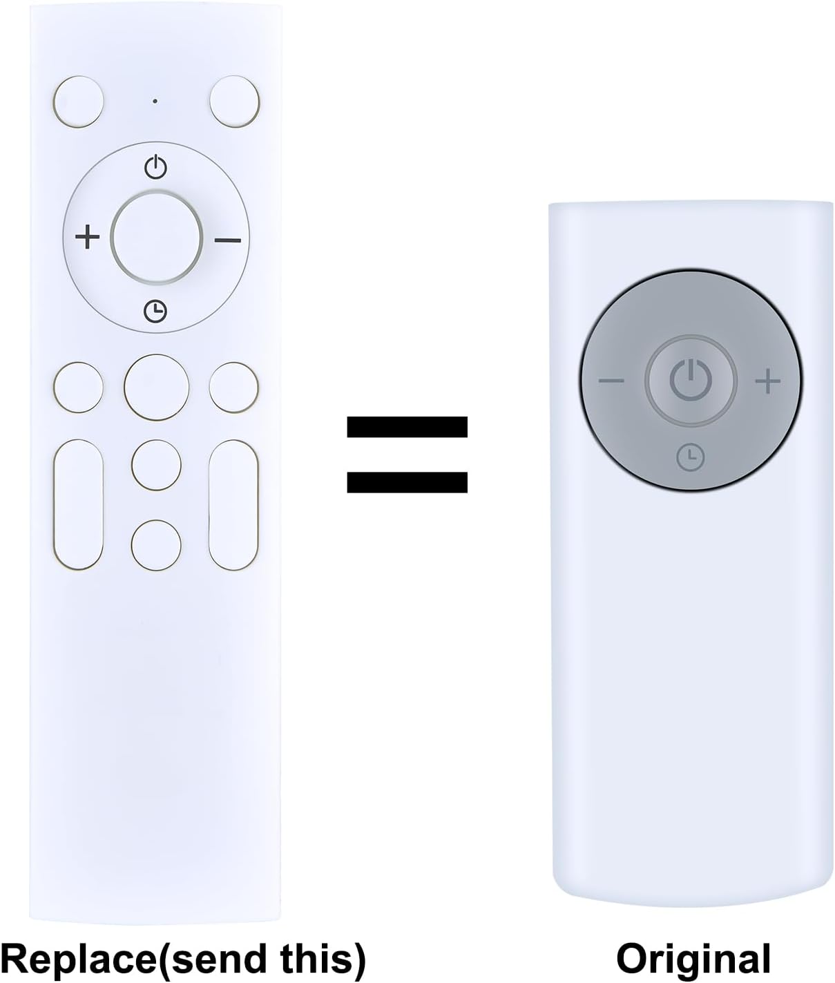 New Replacement Remote Control Compatible for Vornado Table Fan 279TR 6303DC 6803DC, for Energy Smart Small Air Circulator Fan 5303DC - Image 2
