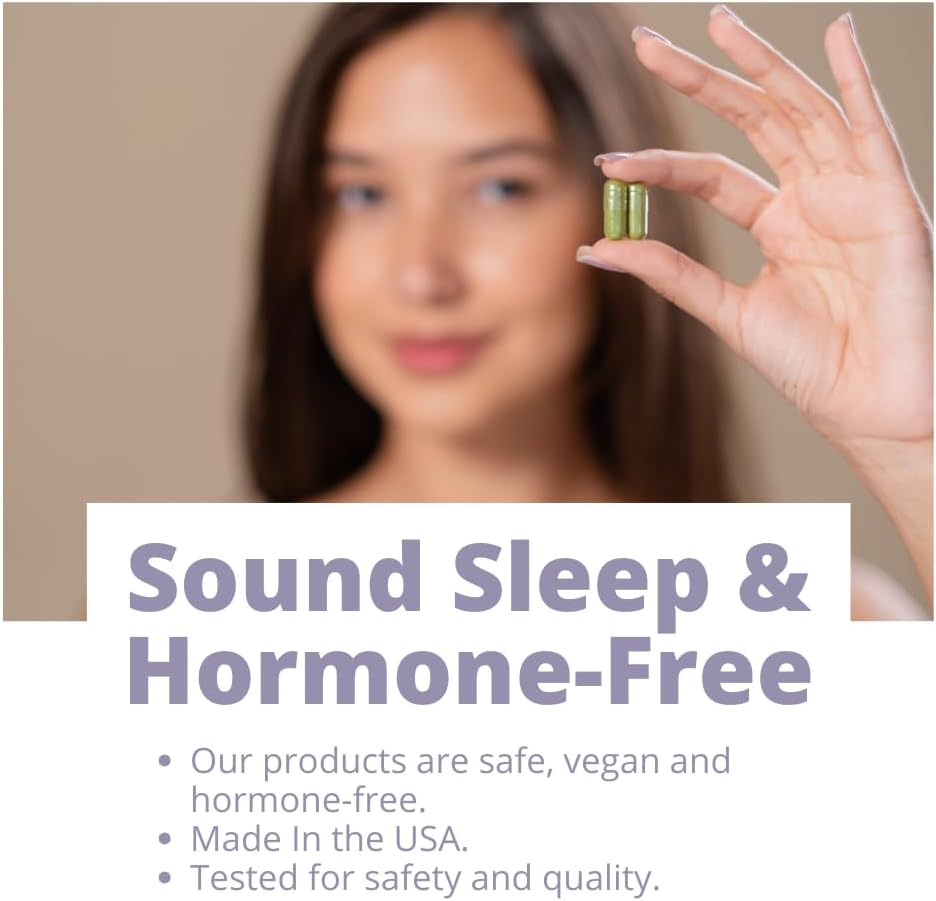 Meno Sleep Menopause Support Supplement: Clinically Proven Ingredients Improve Energy, Mood & Mental Clarity. Magnesium Glycinate, L-Theanine, Ashwagandha, Made in USA, Vegan, Hormone Free 120 Ct - Image 6