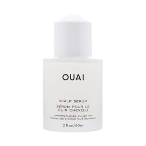 OUAI Scalp Serum - Balancing Hair Serum with Red Clover Extract, Siberian Ginseng and Peptides for Thicker and Fuller-Looking Hair - Paraben, Phthalate and Sulfate Free Scalp Care (2 Fl Oz)