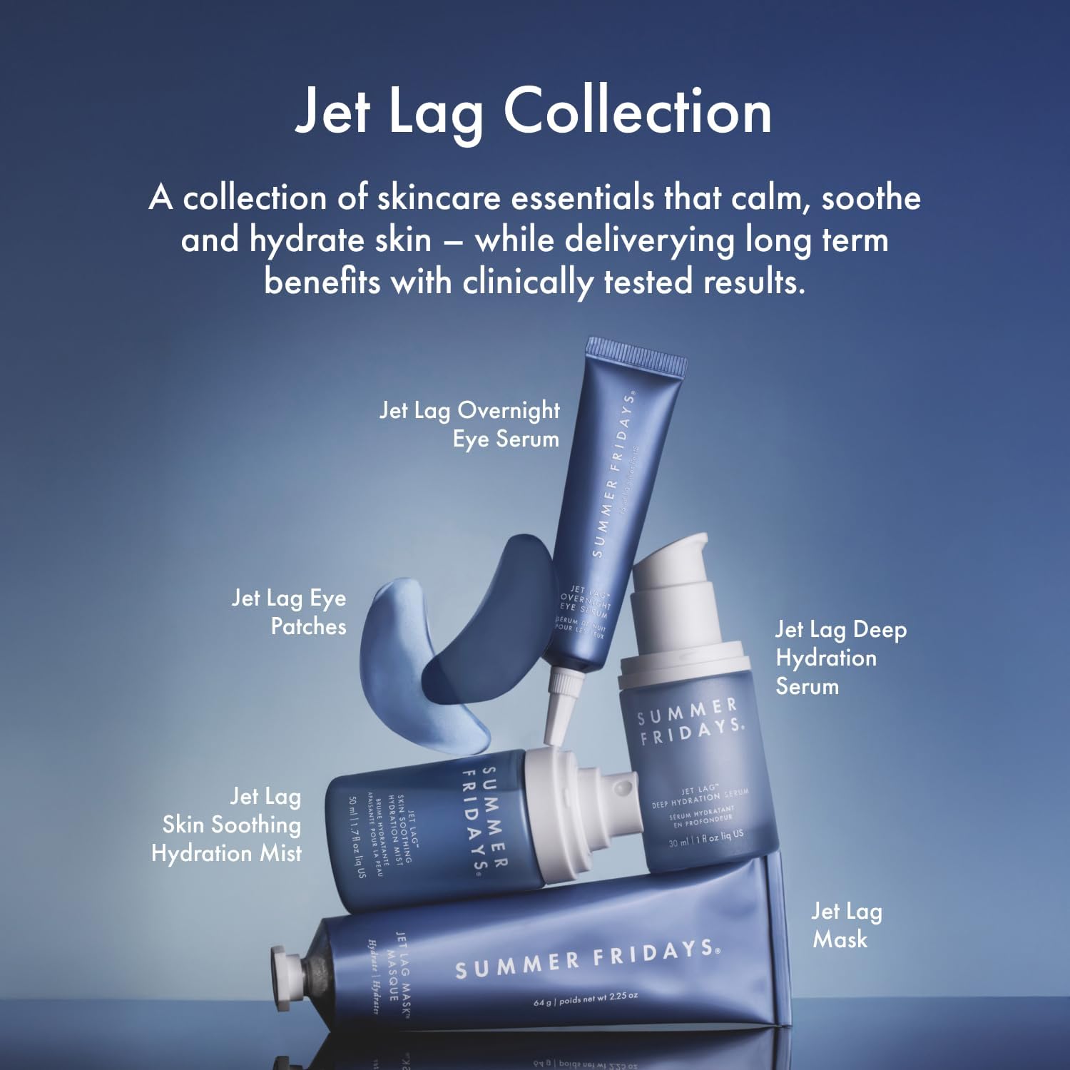Summer Fridays Jet Lag Mask - Hydrating Face Moisturizer + Mask - Enriched with Hyaluronic Acid, Niacinamide, Glycerin + Antioxidants Helps Nourish Skin for a Renewed + Radiant Complexion (2.25 Oz) - Image 8