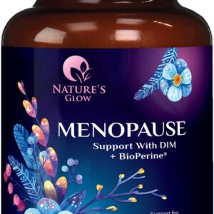 Menopause Supplements for Women - Natural Hormone Support with DIM, BioPerine & Broccoli Extract - Menopause Relief and Balance Antioxidant, for Hot Flashes and Night Sweats Support - 60 Capsules
