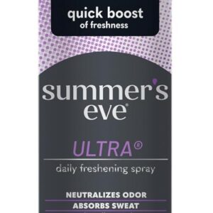 Summer's Eve Ultra Daily Feminine Spray with Talc-Free, Odor-Neutralizing and Sweat-Absorbing Formula, 2 Oz