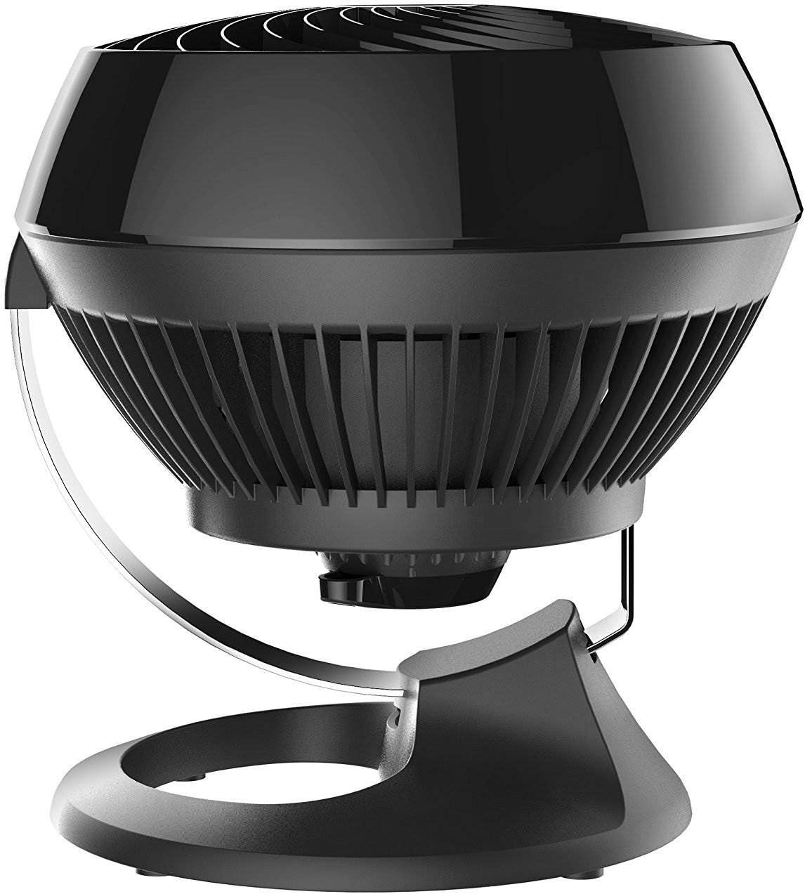 Vornado 460 Small Desk Fan with 3 Speed Settings, Adjustable Tilt Chrome Glide Bar, for Bedroom, Office, Home, Air Circulation up to 70 Feet, Quiet Table Fan, Black - Image 2