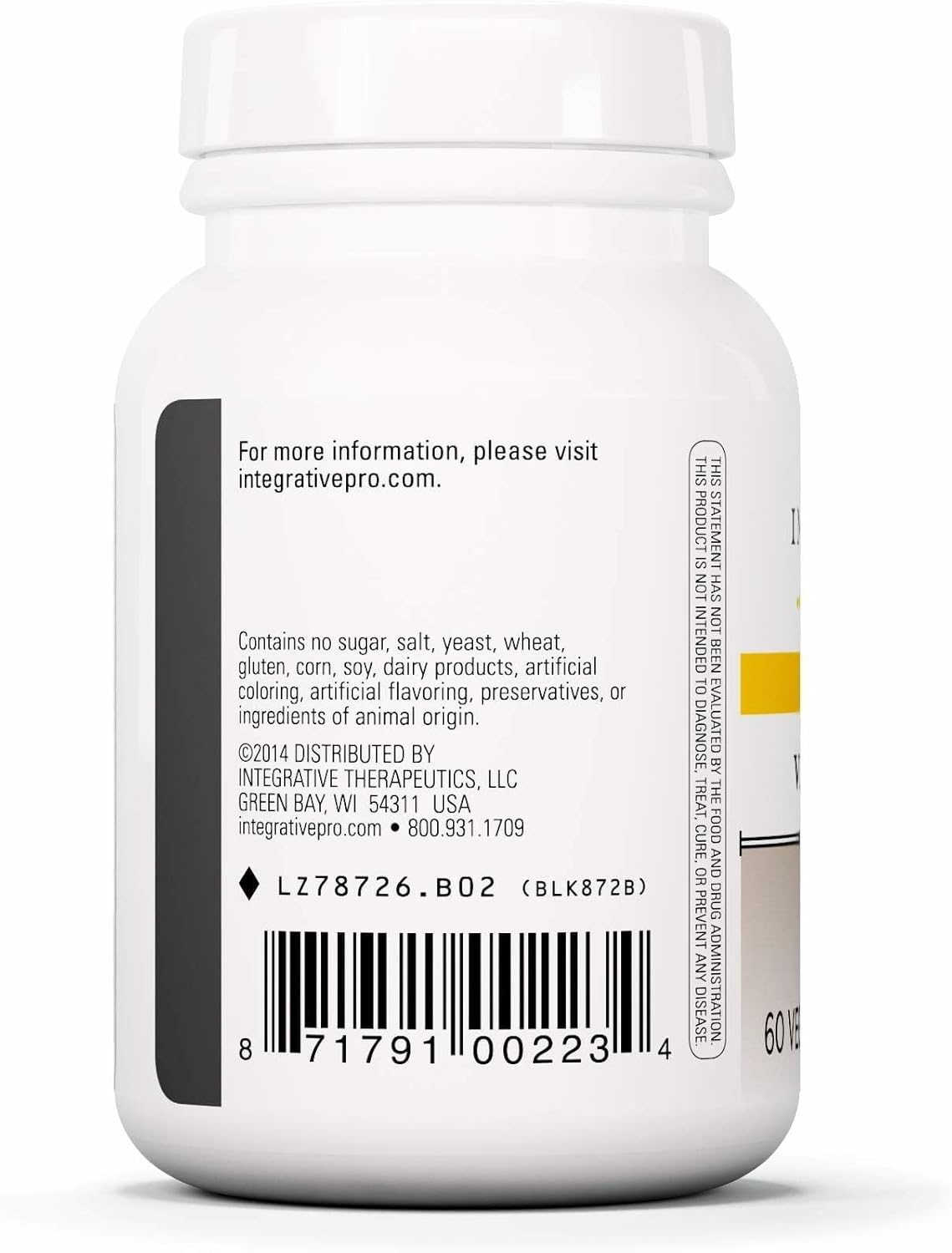 Integrative Therapeutics Vitex Extract - Period Care Supplement for Premenstrual Support* - Menstrual Supplement for Women* - Vegan, Gluten-Free & Dairy-Free - 60 Capsules (60 Servings) - Image 3