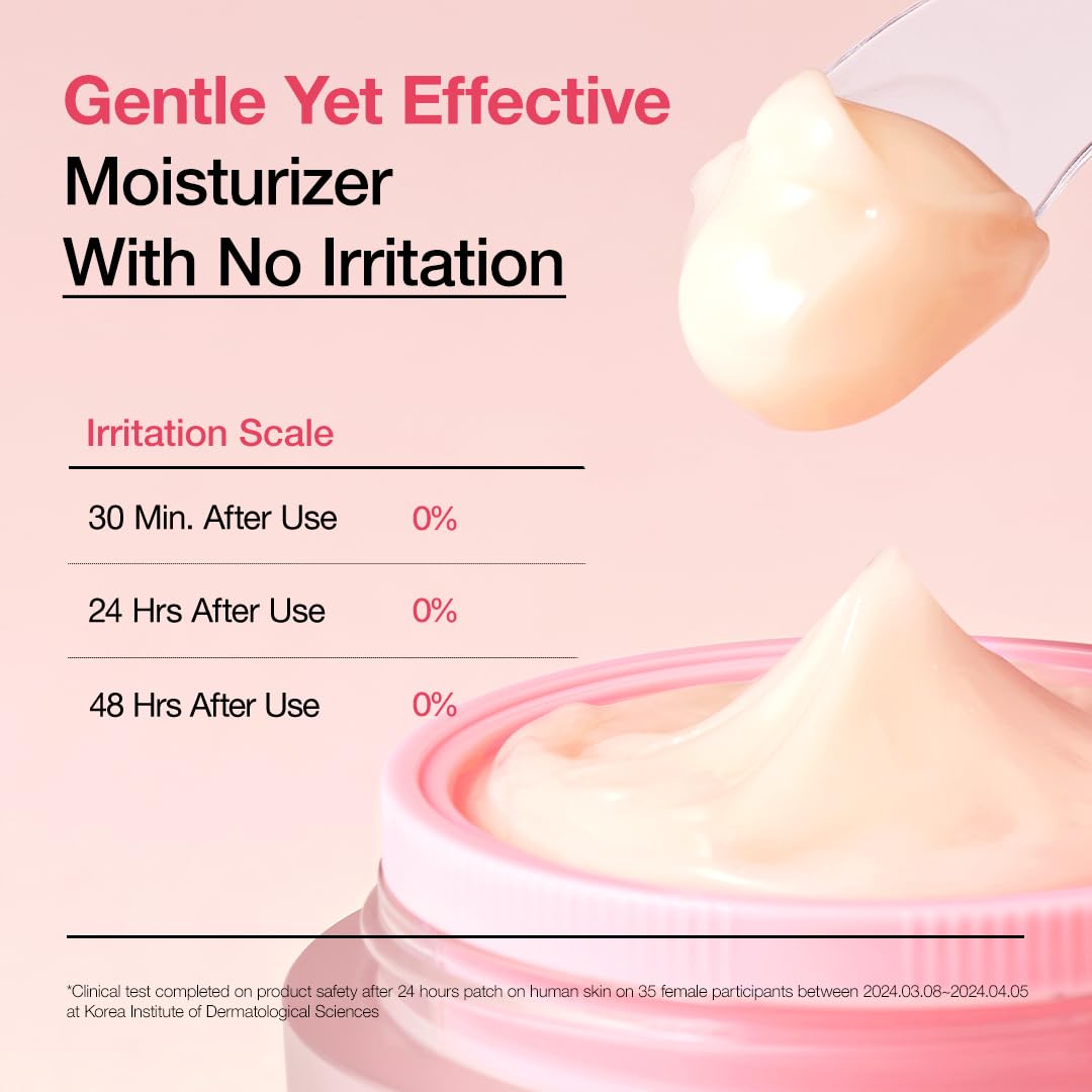 ANUA Peach Niacinamide Cream, Hydrating Face Moisturizer with Collagen, Vitamin B12, Ceramide & Panthenol, Barrier Repair for Dry Skin, Glowing Glass Skin, Korean Skincare, 1.69 fl.oz. - Image 5