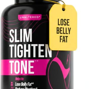 UNALTERED Belly Fat Burner for Women - Slim Waist, Lose Stomach Fat, Reduce Bloating - Natural Weight Loss Pills, Appetite Suppressant, & Metabolism Booster - 90 Capsules