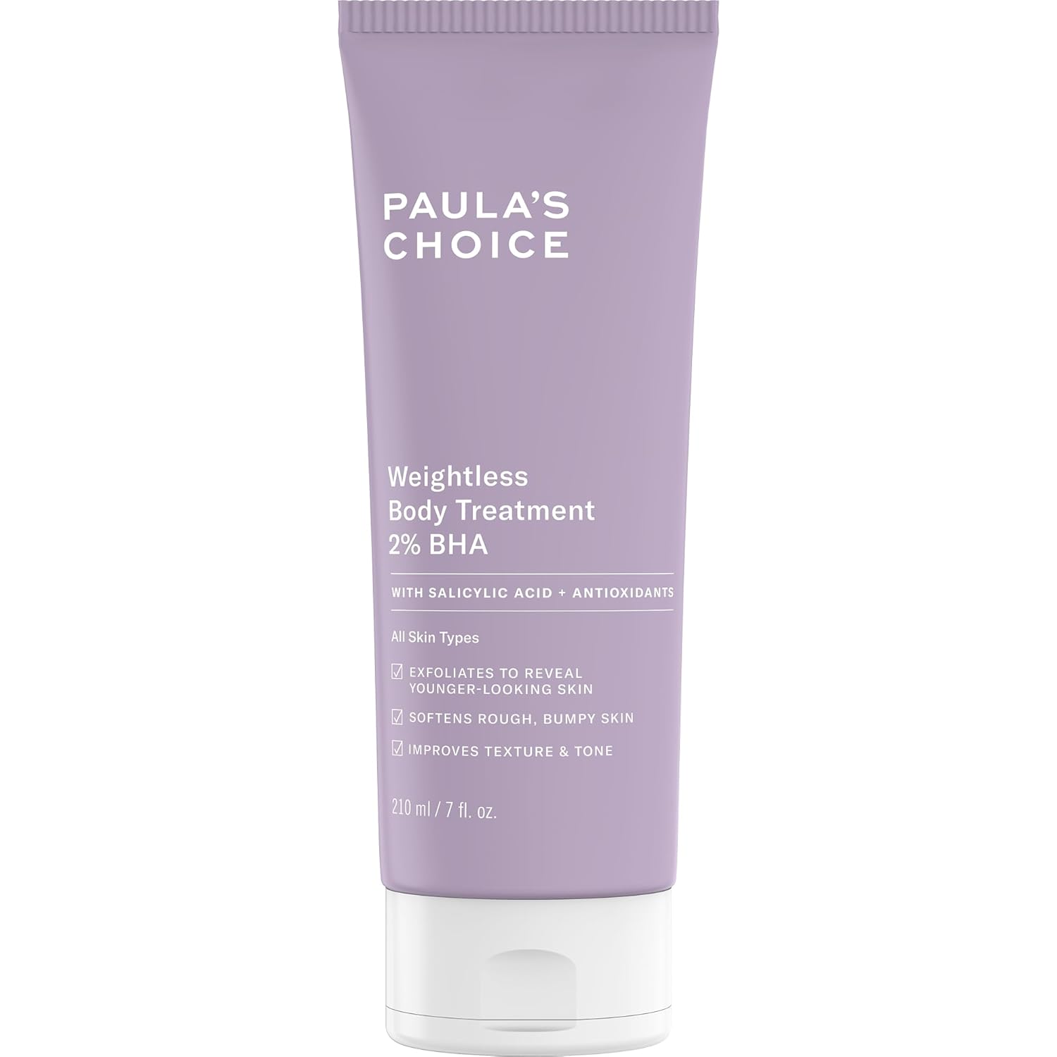 Paula's Choice Weightless Body Lotion Treatment 2% BHA, Salicylic Acid & Chamomile Lotion Exfoliant, Body Moisturizer for Keratosis Pilaris (KP) Prone Skin & Clogged Pores, Fragrance-Free