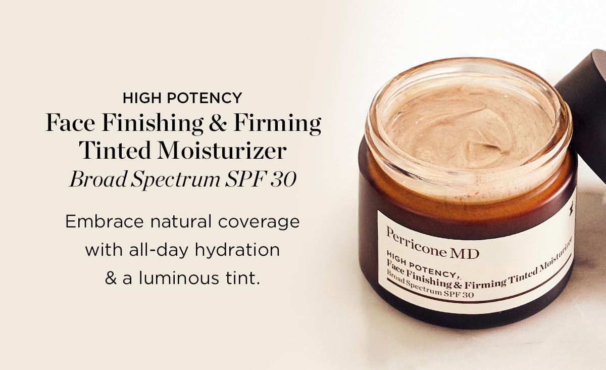 Perricone MD High Potency Classics Face Finishing & Firming Tinted Moisturizer for Face - Mineral Sunscreen with SPF 30 - Lightweight, Fast-Absorbing, Oil-Free - Minimizes Wrinkles - Vegan - 2 fl oz - Image 4