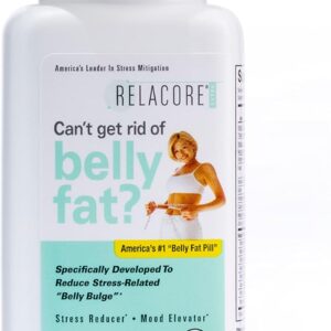 Relacore Extra Maximum Strength - Cortisol Supplements for Women - Reduce Cortisol Related Belly Fat - Stress Relief Supplement - Calm Mind - Improved Mood - 90 Count