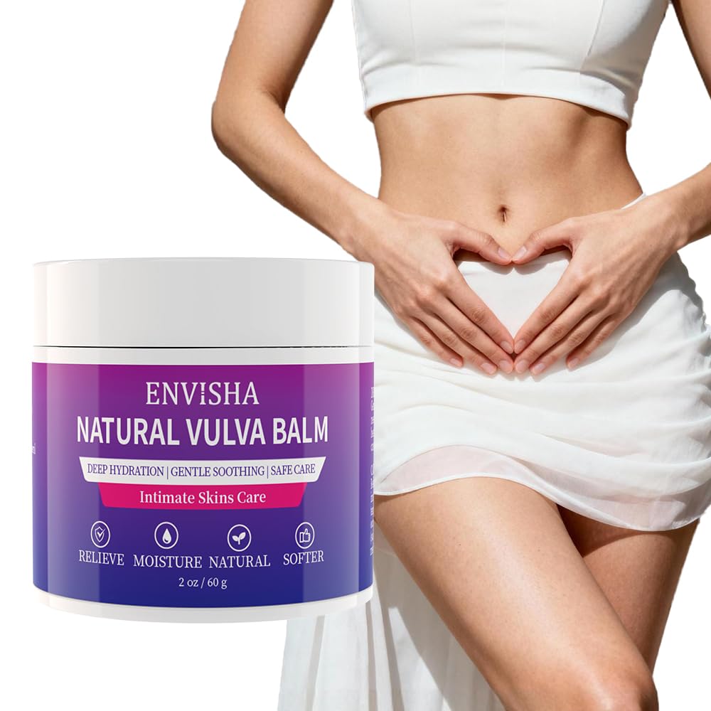 ENVISHA Vulva Moisturizing & Vulva Balm -Natural Organic Plant Extracts - Specifically Designed for Vulvar Dryness & Itching, Estrogen-Free Formula - Suitable for Menopause & Daily Care - 2 oz - Image 7