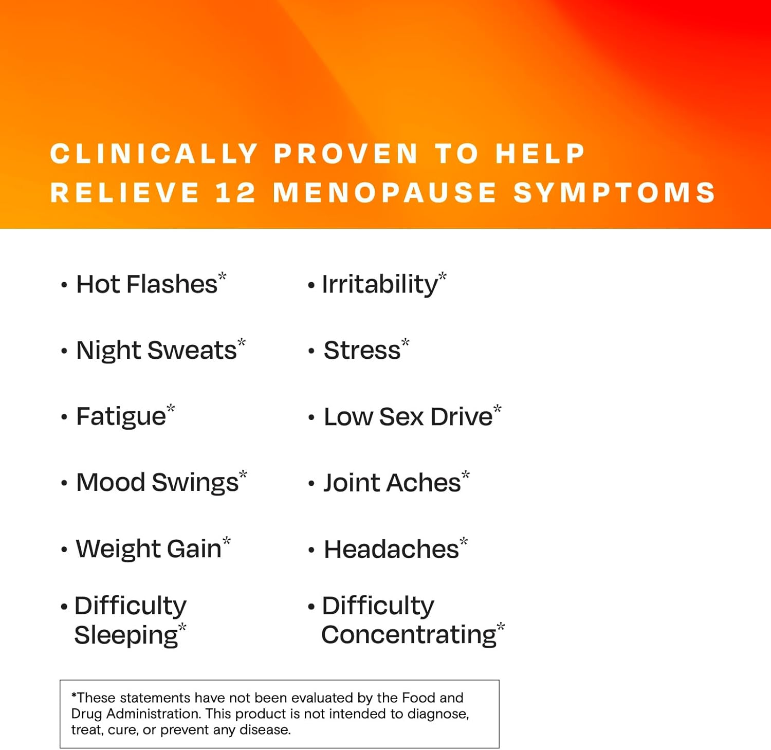 Amberen Menopause Supplement for Women, 180 Capsules, Clinically Proven, Helps Support Hormone Balance, Helps Relieve 12 Menopause Symptoms: Hot Flashes, Night Sweats, Mood Swings and More - Image 3