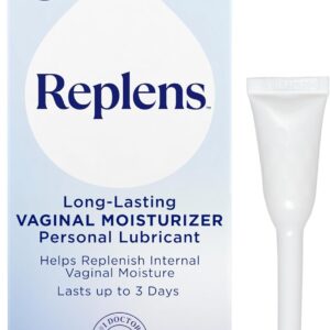 Replens Long Lasting Vaginal Moisturizer for Vaginal Dryness, Doctor Recommended & Estrogen-Free, 8 Pre-Filled Applicators