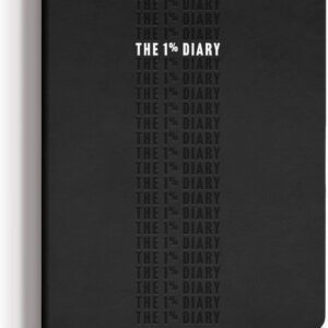 One Percent Diary by Steven Bartlett – Featured On The Diary of a CEO Podcast – Guided Wellness Journal for Men and Women – 90-Day Motivational and Reflection Daily Journal