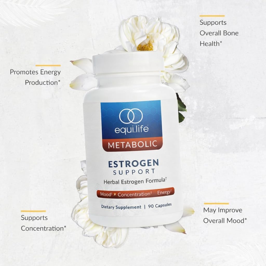 Equilife Estrogen Support, Herbal Blend Womens Supplement with Black Cohosh, Red Clover, and Gotu Kola for Overall Wellness, Plant Based Formula for Daily Support, Gluten Free, Non GMO, 90 Capsules - Image 3