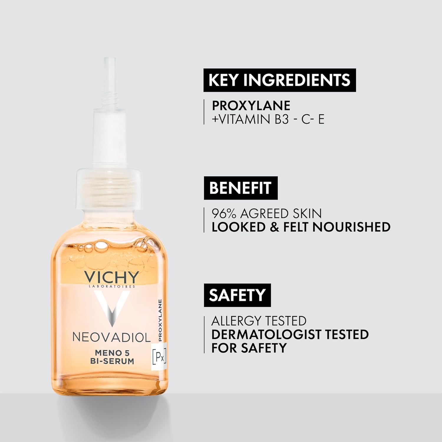 Vichy Neovadiol Serum for Peri and Post Menopause, Anti Aging Serum to Reduce Wrinkles and Dark Spots, Dermatologist Tested, 1.01 Fl. Oz - Image 4