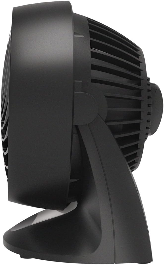 Vornado 133 Small Room Air Circulator Fan, 2 Speeds, Adjustable Head, Table Fan for Desk, Nightstand, Black - Image 6