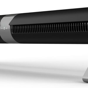 Vornado Airbar 6 Tower Fan and Horizontal Air Circulator with Remote Control, 44-Inch, 3 Speed Settings, Multi-Directional Airflow, Touch Control, Versatile Cooling Power, Magnetic Base, Black