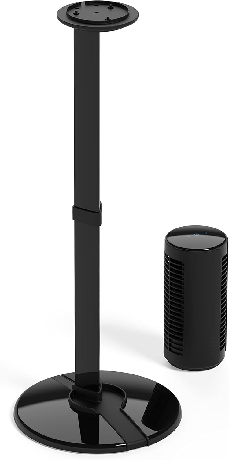 Vornado ATOM 1S Compact Oscillating Tower Fan with Removable Stand, 40" tall, 4 Speeds , Black - Image 2