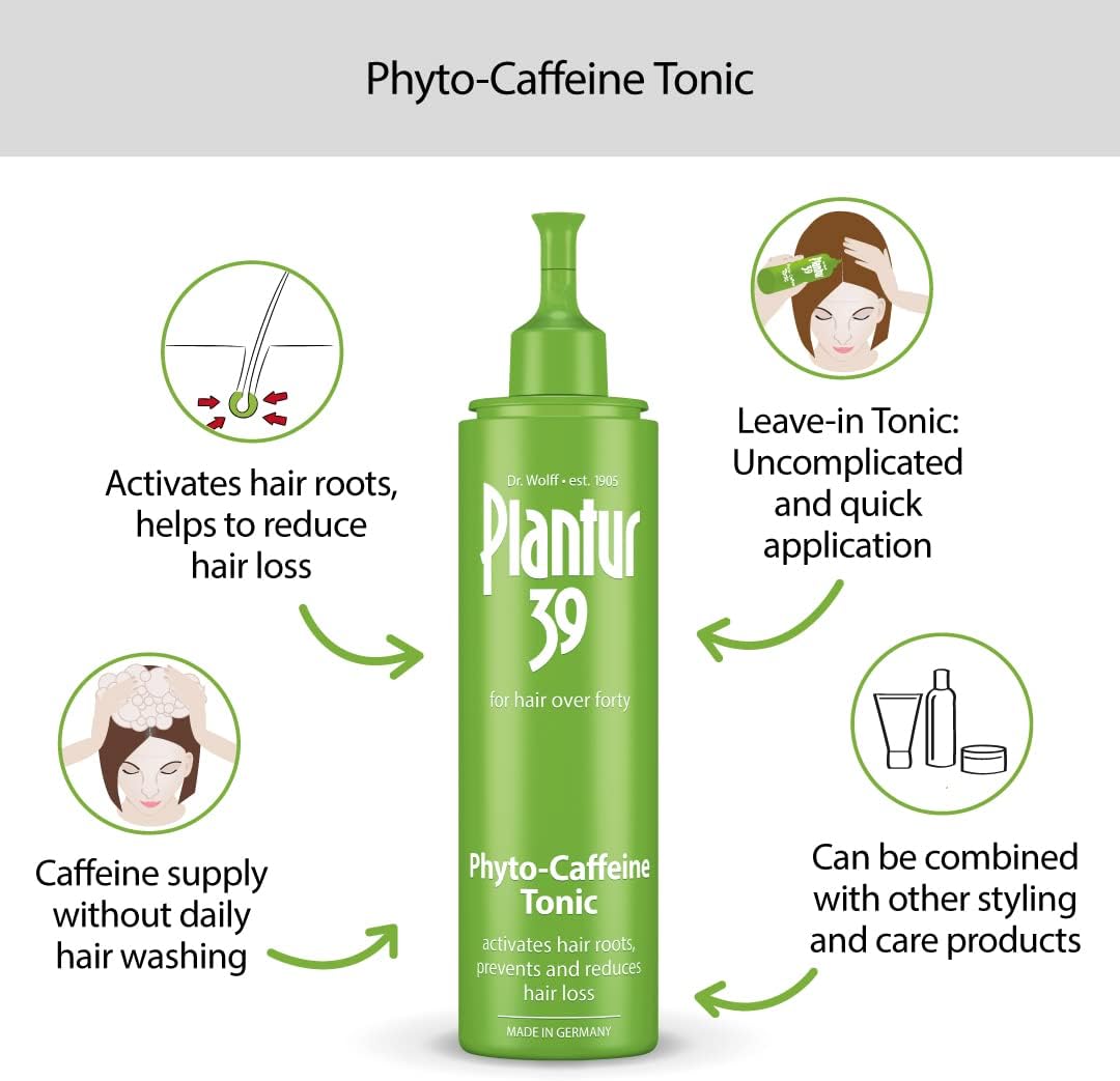 Plantur 39 Phyto Caffeine Tonic Concentrate I Topical Scalp Solution I For Women's Thinning Hair I Promotes Natural Hair Growth I (6.76 Oz) - Image 2