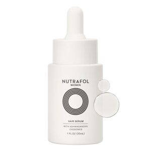 Nutrafol Women's Hair Serum, Supports Visibly Thicker and Stronger Hair, Vegan, Lightweight and Fast-Absorbing