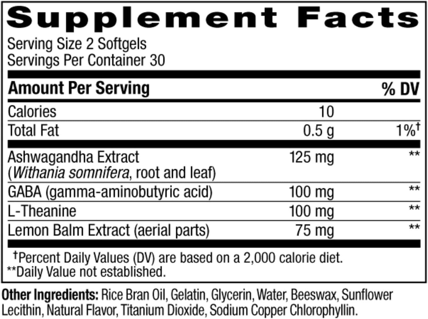 OLLY Ultra Strength Goodbye Stress Softgels, GABA, Ashwagandha, L-Theanine and Lemon Balm, Stress Relief Supplement - 60 Count - Image 7