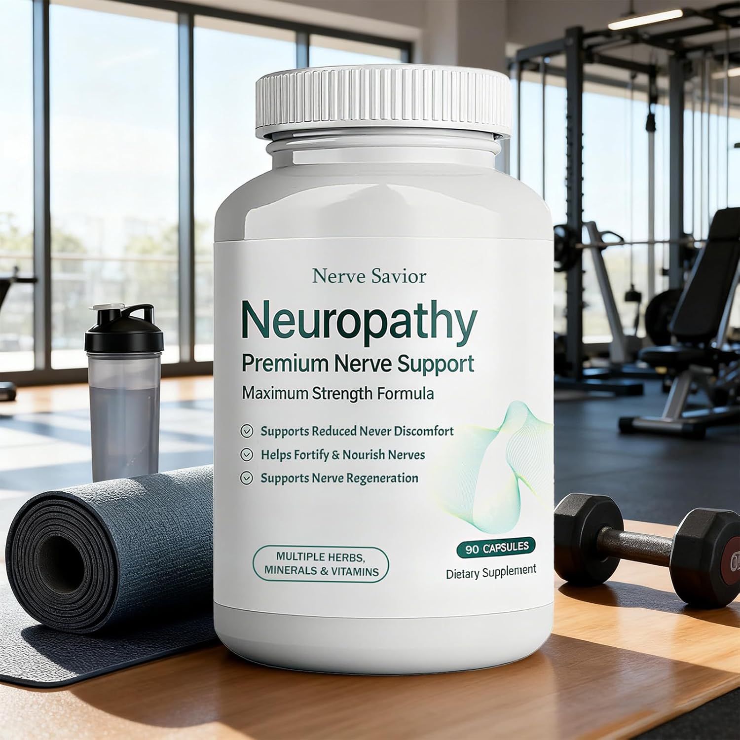 for Neuropathy - 600mg Alpha Lipoic Acid + B Vitamins & Herbal Blend for Nerve Health, Natural Energy – 90 Capsules - Image 7