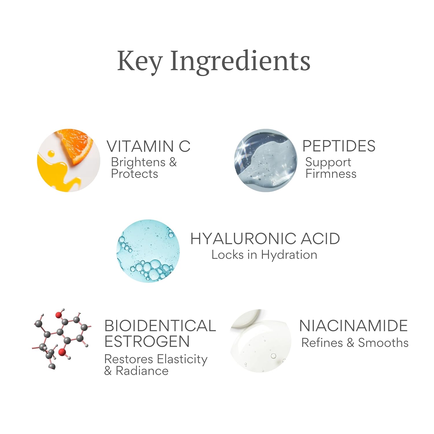 BIOBeauty Day Cream Vitamin C, Hydrating Anti-Aging Moisturizer Infused, Real Bioidentical Hormones, Hyaluronic Acid, Niacinamide, Peptides, Shea Butter, Green Tea, Revive Face & Under Eye (1oz) - Image 4