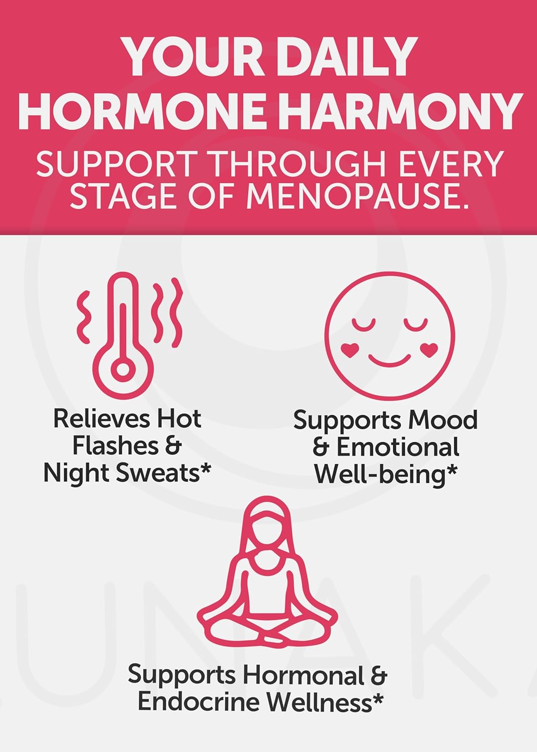 Lunakai USA Made Natural Menopause Supplements for Women – 13-in-1 Menopause Relief for Hot Flashes, Night Sweats, Sleep & Mood Support, 60ct - Image 7