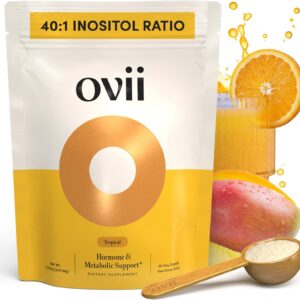 Ovii Metabolic Support for Women – Reducose® White Mulberry with Myo-Inositol & D-Chiro Inositol 40:1 Blend – Hormone Balance, Glucose Support & Appetite Control Supplement – 30 Servings, Tropical