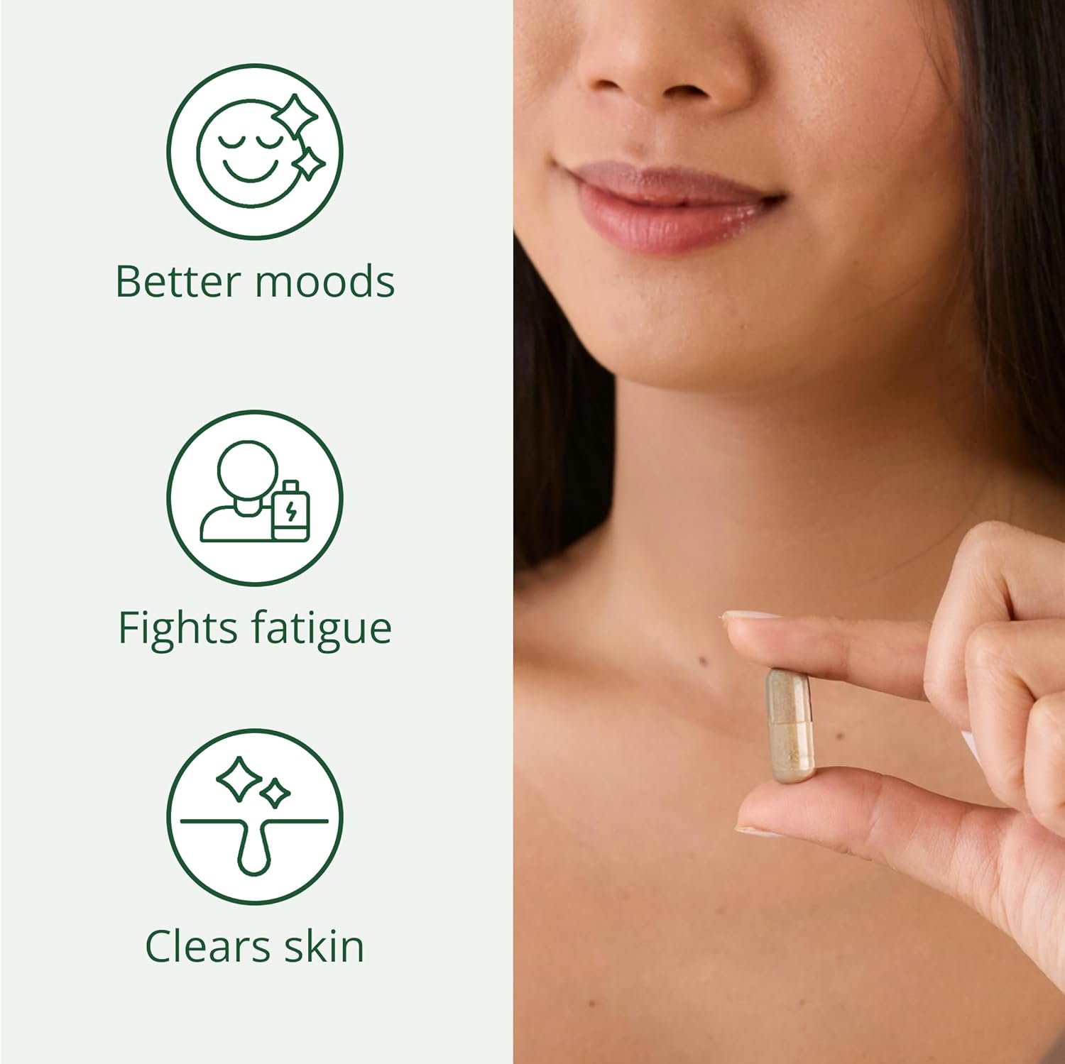 Semaine Hormone Balance – Clearer Skin, Enhanced Moods, Deeper Sleep & Happier Hormones. Hormone-Free, Vegan Capsule, Multi-Symptom Support (60 ct) - Image 2