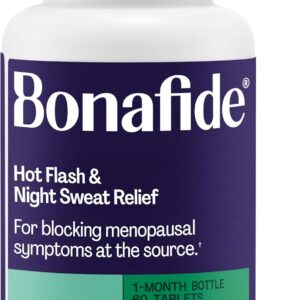 Bonafide Hot Flash and Night Sweats Relief (Thermella). — 1-Month Supply (60 Tablets)