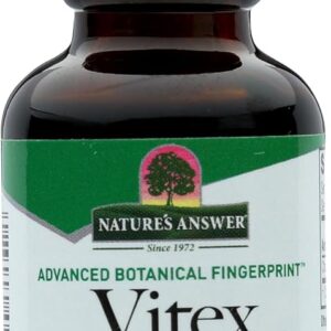 Nature's Answer Vitex Berry | Supports Healthy Female Hormonal Balance | Alcohol-Free, Gluten-Free, Kosher Certified & No Preservatives 1oz