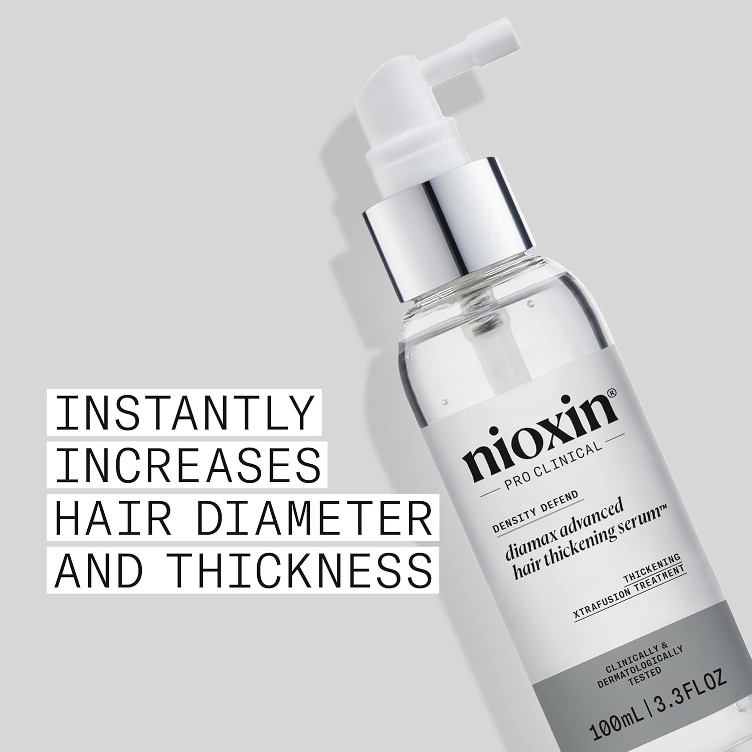 Nioxin Density Defend Diamax Advanced Hair Thickening Serum With Caffeine, Niacinamide & Panthenol For Thicker, Fuller-Looking Hair 3.38 Fl oz - Image 3