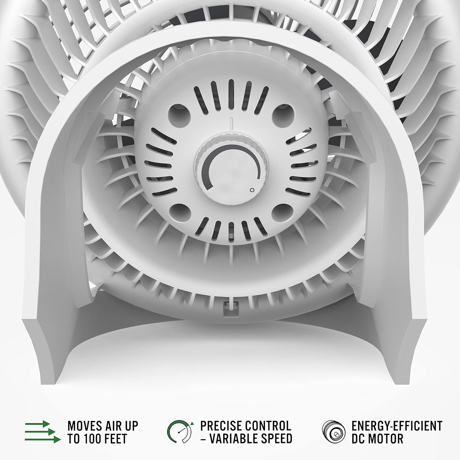 Vornado 733DC Whole Room Energy Smart Air Circulator Fan, Made in USA, Variable Speed Control, White, Large & 630 Mid-Size Whole Room Air Circulator Fan, Black - Image 3